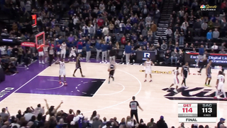 Jaden Ivey hits INSANE 4-point play GAME WINNER vs Kings ????????