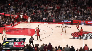 Scoot Henderson hits CRAZY game winner vs Jazz with 0.1secs left ????