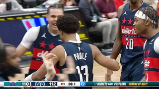 Jordan Poole hits nasty game winner vs Hornets then starts dancing ????