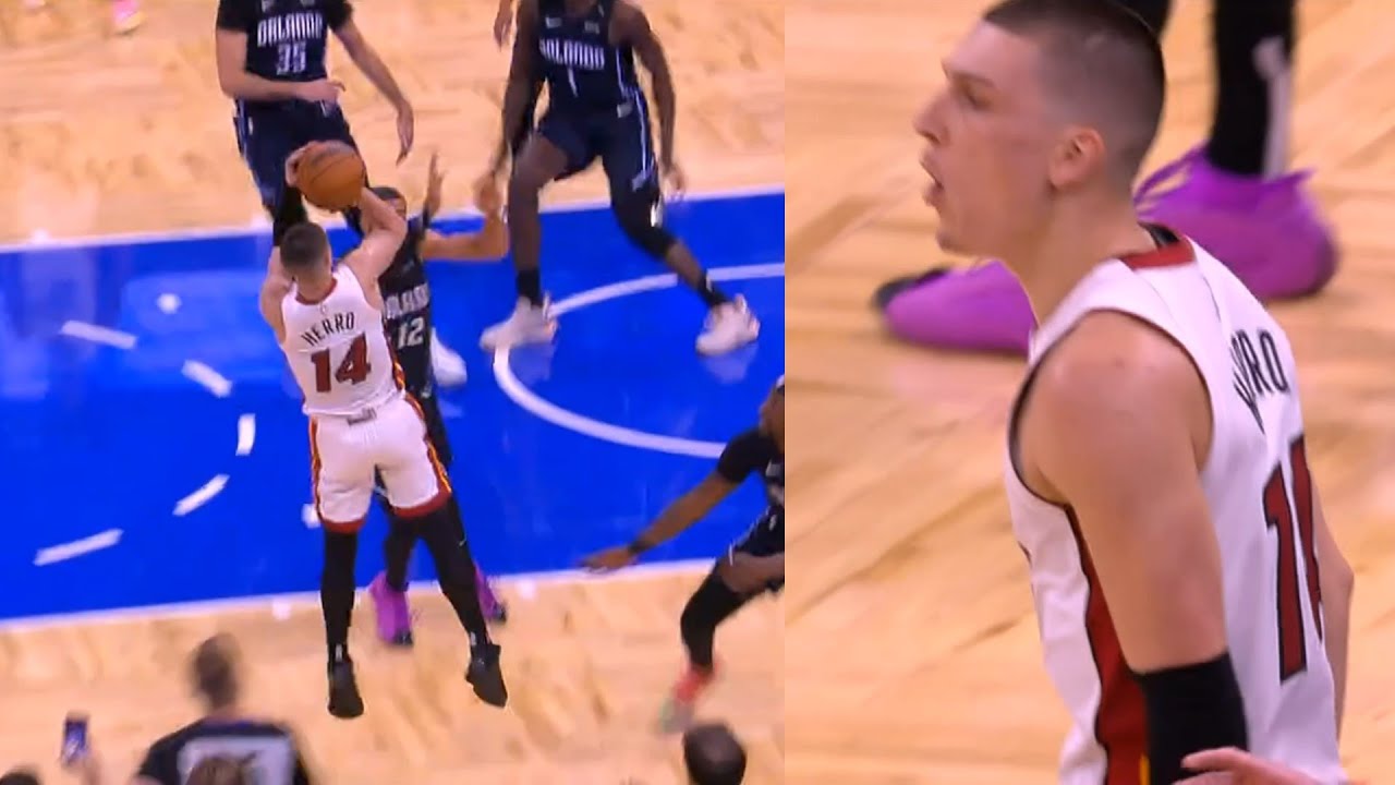 Tyler Herro TOUGH game winner vs Magic with 0.5secs left ????
