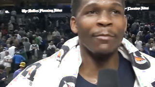 Anthony Edwards in Disbelief After Kyrie Irving Nails Impossible Left-Handed Shot