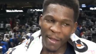Anthony Edwards in Disbelief After Kyrie Irving Nails Impossible Left-Handed Shot