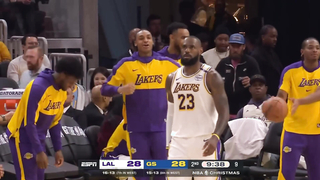 Jonathan Kuminga Posterizes Two Lakers, Mimics LeBron’s Iconic Shrug