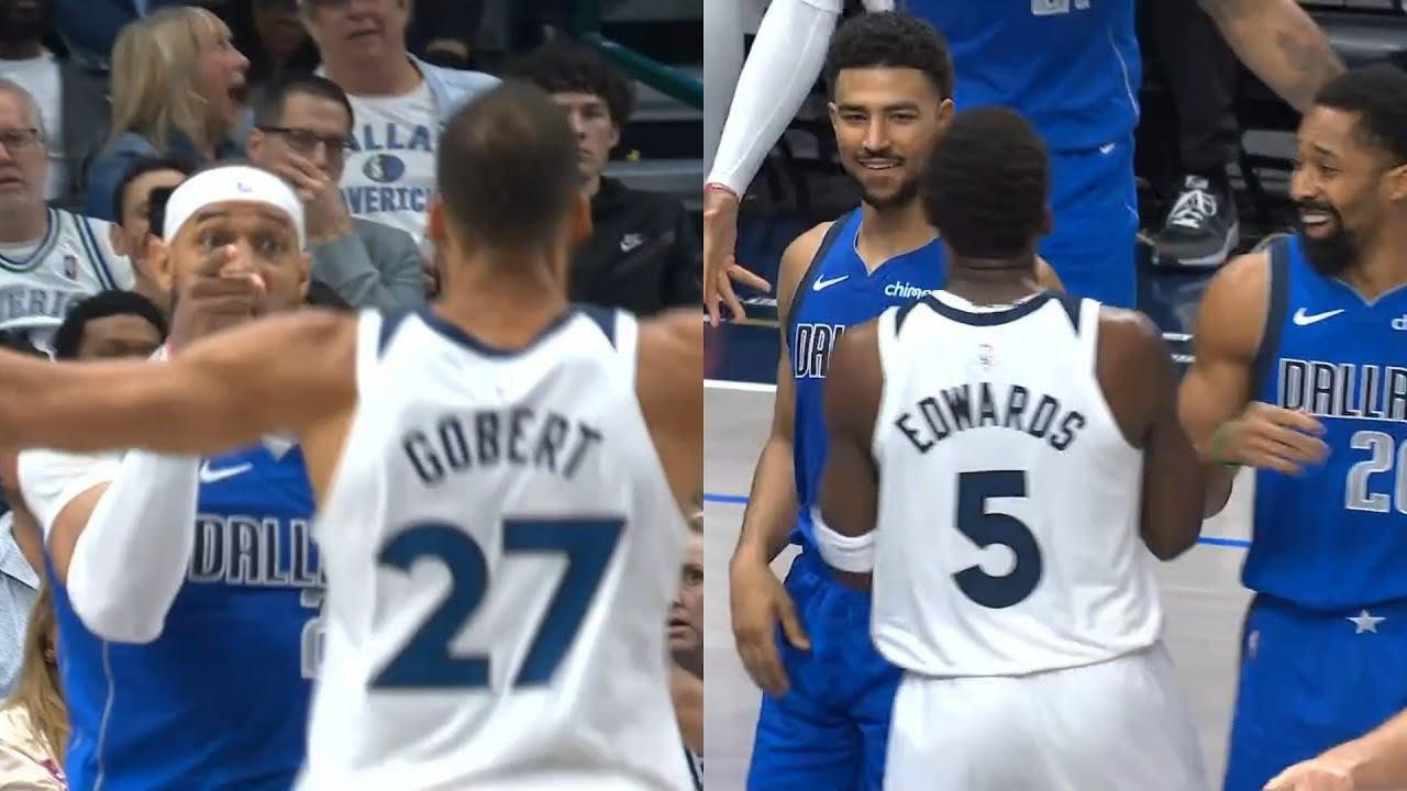 Anthony Edwards Calms Tensions: "Ain't Nobody Gon' Fight, Man Relax" During Gobert-Gafford Scuffle
