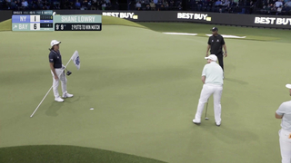 Rickie Fowler trolls the TGL Arena by throwing flag in front of Shan Lowry’s putt | TGL on ESPN