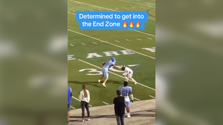 This play is CRAZY #football #stiffarm #touchdown #highlights #highschoolfootball #athlete #highschoolsports