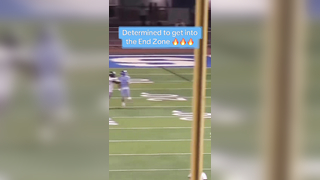 This play is CRAZY #football #stiffarm #touchdown #highlights #highschoolfootball #athlete #highschoolsports