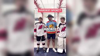 Do you think we’re biased???? #hockey #hockeytiktoks #sports #hardestsport