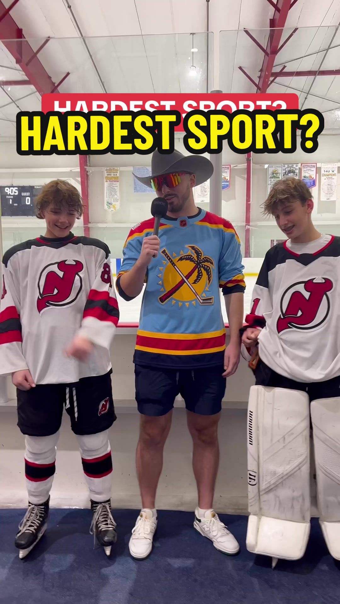 Do you think we’re biased???? #hockey #hockeytiktoks #sports #hardestsport