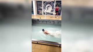 Mastering the currents ‍ : (IG) @clem_secchi #Olympics #Swimming #SportsTok #Training