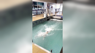 Mastering the currents ‍ : (IG) @clem_secchi #Olympics #Swimming #SportsTok #Training