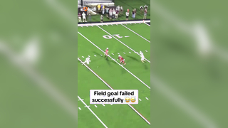 Just like Coach drew it up #football #fieldgoal #fail #pass #touchdown #athlete #highschoolfootball #highschoolsports