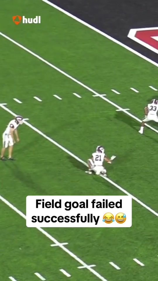 Just like Coach drew it up #football #fieldgoal #fail #pass #touchdown #athlete #highschoolfootball #highschoolsports
