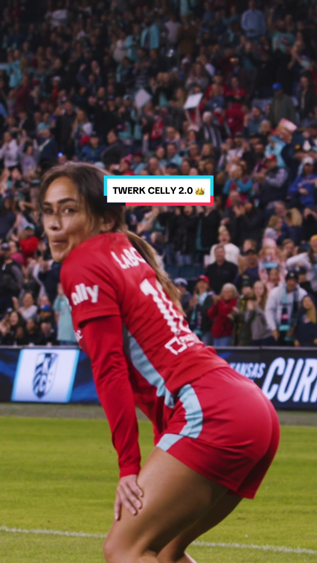 The Celly Queen reigns on #celebration #soccer #goal