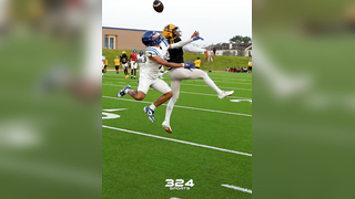 PICK 6!!! @calebchesterr #324sports #football #interception #pick6