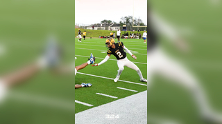 PICK 6!!! @calebchesterr #324sports #football #interception #pick6