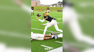 PICK 6!!! @calebchesterr #324sports #football #interception #pick6