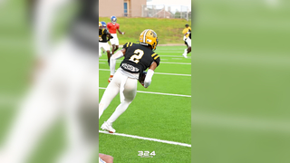 PICK 6!!! @calebchesterr #324sports #football #interception #pick6