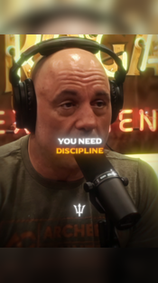 You need discipline.