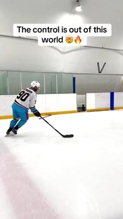 The Ronaldinho of ice hockey | @Pavel Barber #sportbible #fyp #foryou #foryoupage #icehockey #hockey #trickshot #trickshots