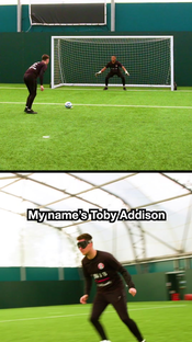 Unbelievable tekkers @RNIB #BlindFootball #RNIB #BeforeYouAsk Toby Addison’s involvement in the campaign has been facilitated and paid for by LADBible. Thanks to RNIB and Fulham Football Club for hosting our session ???? [Video Description: Title card rea