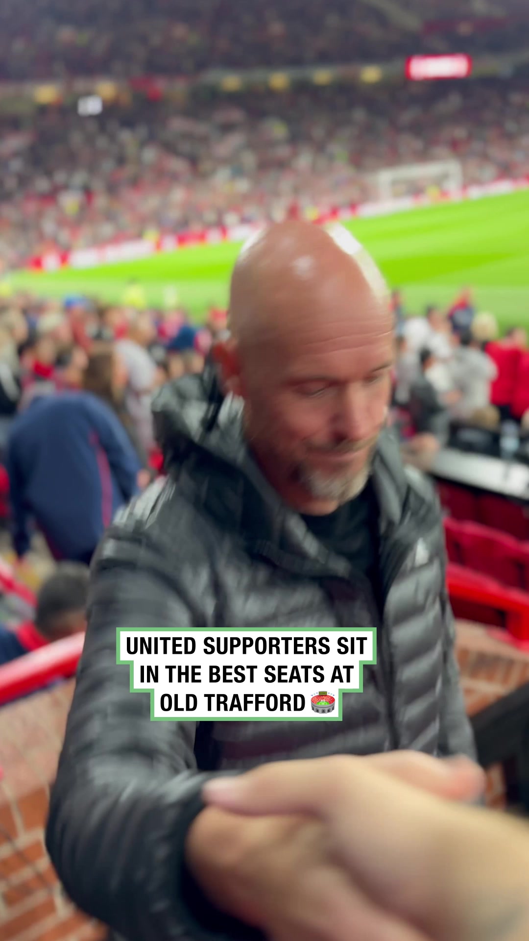 The best seats in the house #manutd #fyp @Manchester United @TylerRichmond