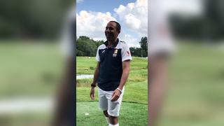 Existirá sensacion mas linda en el #FootGolf que ver bola la pelota y ver como entra en el hoyo? #yasejuega #gatwick #holeinone #hoyoenuno #golf #futbol #football