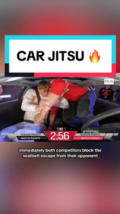 Car jitsu goes HARD #carjitsu #cartiktok #carwrestling #seatbelt #wrestling #theocho