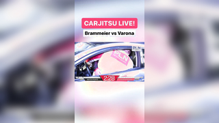 Jiu-jitsu newcomer, Jared Brammeier and BFC Extreme member Darius Varona in round 2 of CarJitsu LIVE! Watch NOW on CarJitsu Championship YouTube. Link in bio. #CarJitsuChampionship #CarJitsuLIVE #ProLeagueNetwork #PLN #grappling #fyp