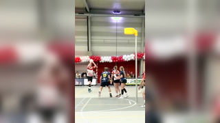 Visscher stuurt ze allemaal ‘t bos in #korfball #korfbal #ikf #knkv #kenonzkorfballeague #korfballeague