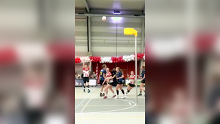 Visscher stuurt ze allemaal ‘t bos in #korfball #korfbal #ikf #knkv #kenonzkorfballeague #korfballeague