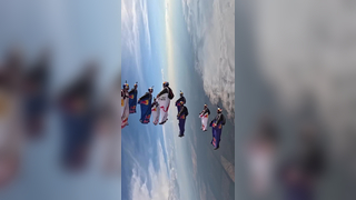They are right where they belong ???? #newmusic #electronicmusic #skydive #extremesports : redbullskydiveteam