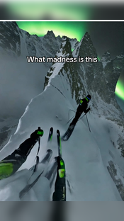 I don’t even know what to say… #skitok #skiing #ski #extremesports #mountainview #snow #explore