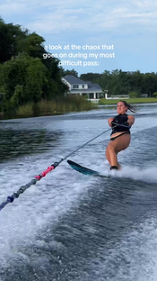 scrappin’ but having fun reminder to find forms of movement that ignite you & that. you. ENJOY. #waterski #waterskiing #slalomski #slalomskiing #slalomtok #watersports #extremesports #slalomwaterski #watersports #waterskiier