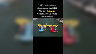 2023 national raft championship H2H racing Nepal Army vs white water Nepal #foryou #typ #nepal #tiktok #red #wegotit # #????????