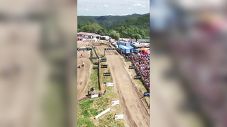 #ThrowbackThursday to an adrenaline-pumping MXGP Race 1 start in Loket, Czech Republic! ???????? The roars of engines, the thrill of motocross, and the excitement of competition! #MXGP #Motocross #MX #LoketMemories #DirtBikeAction #RaceStart #HighOctaneFu