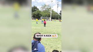 Lil bro had to silence the crowd @jlasoccer #soccer #youthsoccer #freekick #goal #silence #goalie #cold #kick #athlete #youthsports