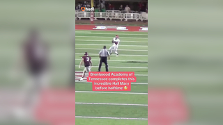 Tip drill paid off! #football #tipdrill #touchdown #athlete #hailmary #athlete #highschoolfootball #brentwood #highschoolsports #highlights