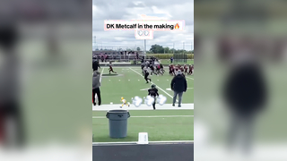 Tracked him down! (via hypehighlights_101/IG) #football #metcalf #dkmetcalf #tackle #track #speed #highlights #youth #youthfootball #athlete #sports