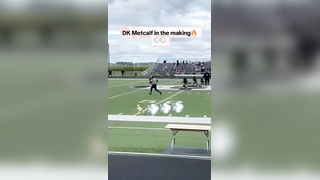 Tracked him down! (via hypehighlights_101/IG) #football #metcalf #dkmetcalf #tackle #track #speed #highlights #youth #youthfootball #athlete #sports