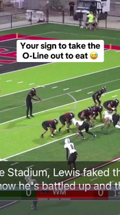 Tough (via @I money and women????) #football #oline #sack #athlete #highschoolfootball #qb #quarterback #funny #eat #highschoolsports