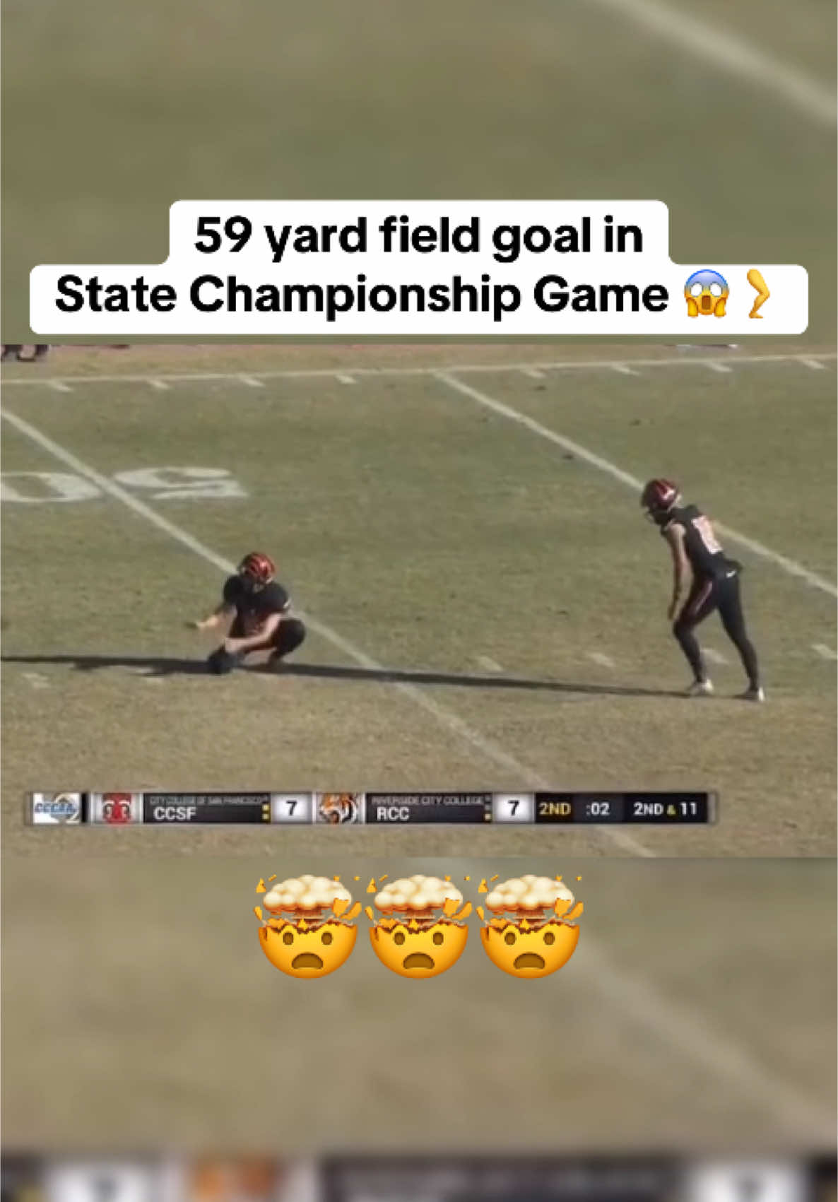 Tag your kicker @Richard4800 #football #kick #fieldgoal #statechampionship #clutch #kicker #playoffs #highschoolfootball #athlete #sports