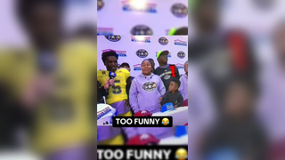 That time when Darnay Holmes’ nephew was upset when he picked UCLA over Ohio State! (via @Navy All-American Bowl) #football #commitment #highschoolfootball #athlete #ucla #ohiostate #mad #funny #collegefootball #darnayholmes