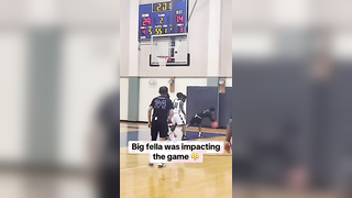 Bro needs to play QB @Goat #basketball #football #throw #athlete #bigman #qb1 #highschoolbasketball #quarterback #highschoolsports