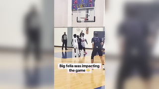 Bro needs to play QB @Goat #basketball #football #throw #athlete #bigman #qb1 #highschoolbasketball #quarterback #highschoolsports