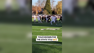 UNREAL (via nwballers/IG) #football #statechamps #playoffs #touchdown #interception #strip #unreal #wow #highlights #highschoolfootball #athlete