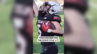 UNREAL (via nwballers/IG) #football #statechamps #playoffs #touchdown #interception #strip #unreal #wow #highlights #highschoolfootball #athlete
