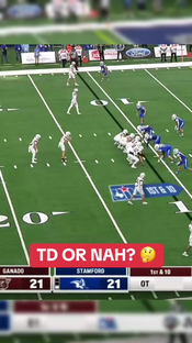 They called TD but it was then overturned. Thoughts? (via @Dave Campbell’s Texas Football) #football #touchdown #qb #quarterback #athlete #highschoolfootball #highlights #statetitle