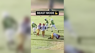 Tag someone who can’t tackle you! (via _jordanlockhart/IG) #football #beast #dominant #athlete #highlights #boom #highschoolfootball #sports