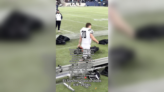 This kid was raised right @Jose Sanchez #football #sportsmanship #highschoolfootball #athlete #respect #oline #cleanup #olineman #respect